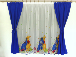 Detské záclony - MG KPL Curtain Disney Výber vzorov + zafírové záclony