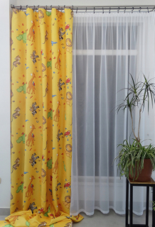 Detské závesy - Opona 250 cm x 75 cm