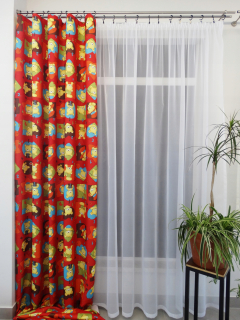 Detské závesy - Elsa Curtain 140x250 Pink Eurofirany