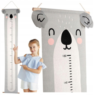 Meter na meranie výšky detí - MIERA VÝŠKY, ZVIERA, MOTÍV KOALA