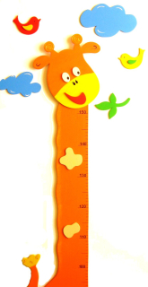 Meter na meranie výšky detí - 034 oranžový