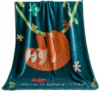 Prikrývka, prehozy na posteľ - Mäkká teplá prikrývka pre deti 100x150 cm deti