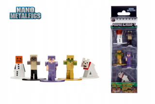 Minecraft - Minecraft 5Pac kovov obr Nano Metalfigs 126