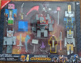 Minecraft - VELKÁ POSTAVA MINECRAFT + PRÍSLUŠENSTVO GOLEM