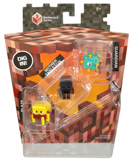 Minecraft  - Minecraft figúrka Set 3x Mini postavy Mattel