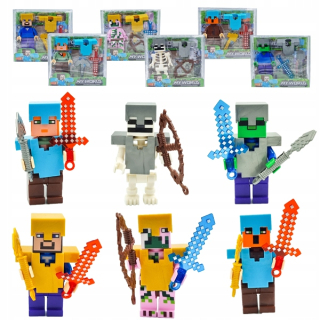 Minecraft - Minecraft figúrky set 6 figúrky + príslušenstvo