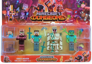 Minecraft  - Minecraft figúrky sada figúrky príslušenstva podložky