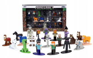 Minecraft figuríny kovové 20 Pak Zombie Iron 20 ks