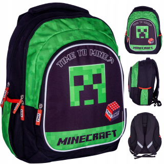 Školský batoh - Batoh Minecraft Creeper School
