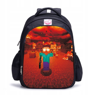 Školská taška, batoh - Minecraft školský batoh pre deti chlapec
