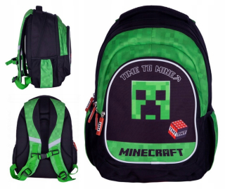 Školský batoh - Minecraft School Backpack School Bag Original 2958