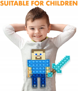Minecraft - Minecraft pop It Diamond Sword