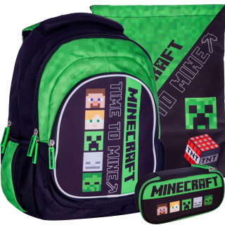 Školský batoh - Minecraft Nastavte batoh ceruzku pre hráča pre hráča