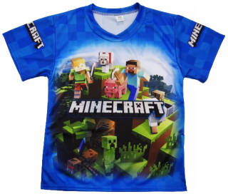 Minecraft -  Minecraft Detské tričko Tričko M12 Veľkosť 134
