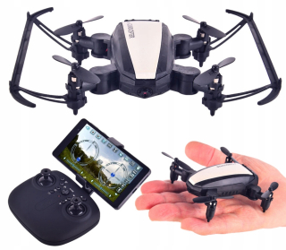Mini Drone WiFi Camera Live Zawis 3x AKU Návrat
