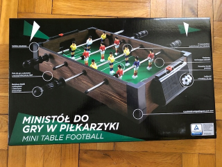 MINI stolný futbal v