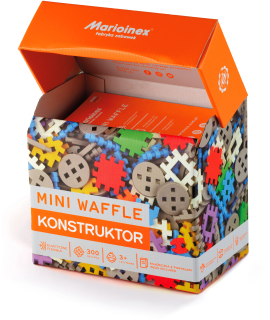 Stavebnica - Mini Waffles Konštruktor - Marioinex - 300x Podložky