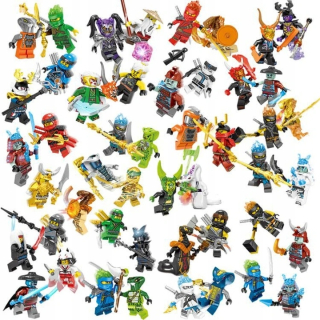 Stavebnica - Ninjago Movie minifigures 48 Čísla Full set