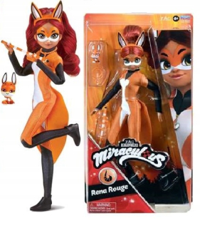Miraculum Doll Ruda Kitka Rena Rouge Príslušenstvo