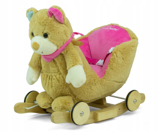 BEAR hojdacieho koňa kolískovým KOLA Ride On 2v1