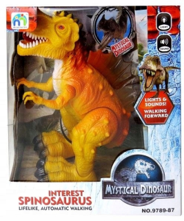 MYSTIC DINOSAUR PRECHÁDZKY SVIETÍ SPINOSAURAGE ORANŽOVÁ