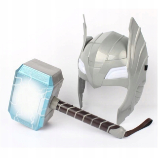 Hammer Thor + maska Marvel Avengers LED Zvuk