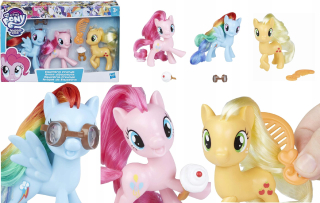 MLP 3 poníky Pinkie Pie Applejack Dúha Dash
