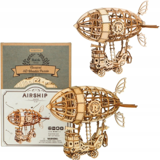 3D model Plastic puzzle + ZADARMO Vzducholoď