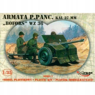 Plastikový model Army proti obrnené 37mm Bofo