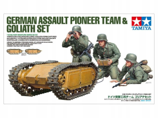 Plastikový model German Goliath s tímom kusov