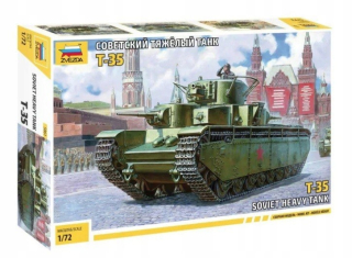 Plastová Sovietsky ťažkého tanku T-35