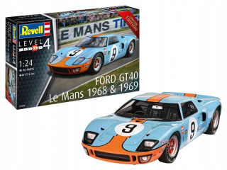 Plastové auto 1/24 Ford GT 40 le Mans