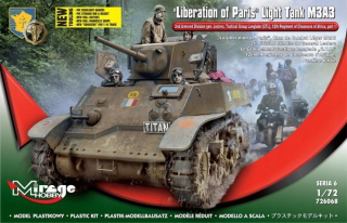 STUART M3A3 VYDANIE PLASTOVÉHO MODELU PARÍŽ