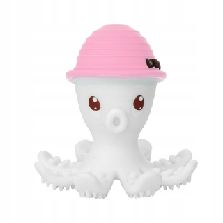 Mombello PINK TOY OCTOPUS hryzenie teether