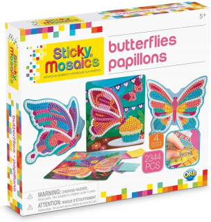 MOZAIKA WYKLEJANKA BUTTERFLIES kreatívne zábavu 1006