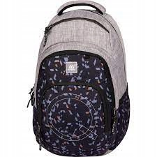 Školský batoh - MYBAQ School Backpack Atik XL Glass Gray