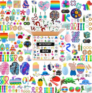 Mystery Box Set Toys Pop It Antirters 12el.