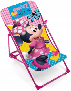 Detský stolík, stolička - MINNIE MOUSE DISNEY Ležadlo STOLIČKA DETSKÁ STOLIČKA