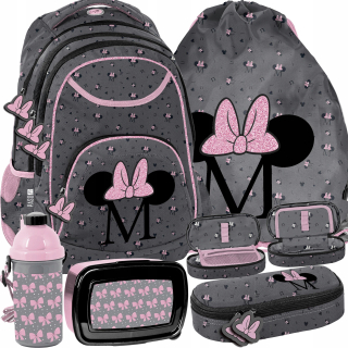 Školský batoh - Mouse Minnie Backpack School Sets 5in1 Girls