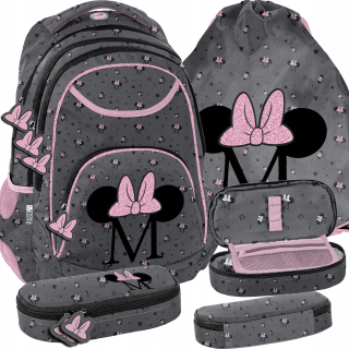 Školský batoh - Minnie Mouse School Backpack Girtish Set