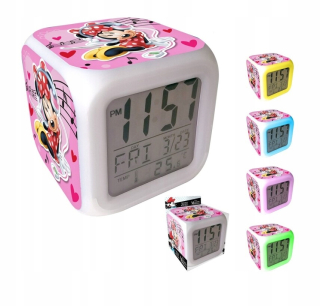Hodiny do detskej izby - Mouse Minnie Alarm Dig.