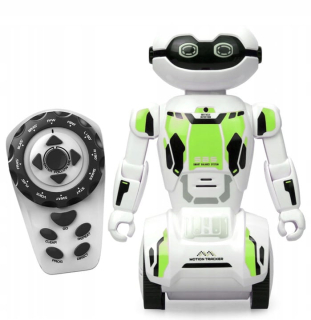 MacroBot robot riadený z diaľkového ovládača a aplikácie