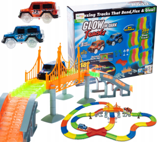 Magic track 360 el LED 2 autá U110