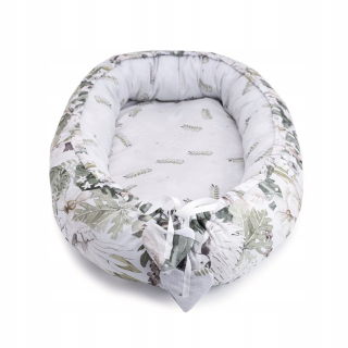 Hniezdo pre bábätko - Makaszka Baby Classic Tropical Vibes Cocoon