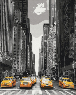 Maľovanie po číslach. New York Taxi