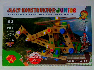 Malý junior konštruktor 3 v 1 vrtuľníka 19445