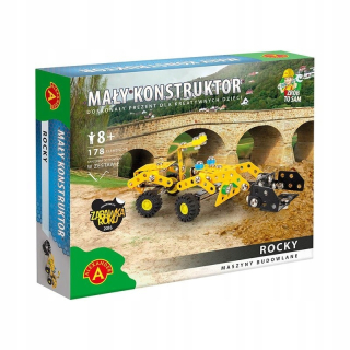 Malý konštruktér stavebného stroja. rocky 16307