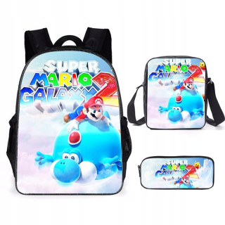 Školská taška, batoh - Mario Bathpack Box s ceruzkou Satchel Small