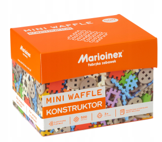 Stavebnica - Marioinex Klocki Konstruktor Mini Wafers 500 el.