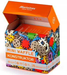 Stavebnica - Marioinex Klocki Mini Waffle Constructor 300 el.